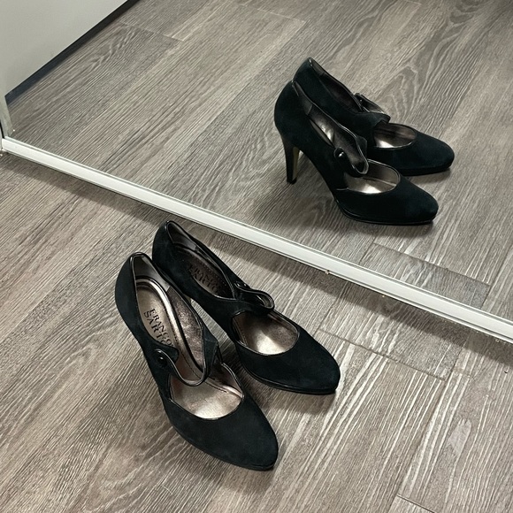 Franco Sarto suede leather heels. - Picture 2 of 5